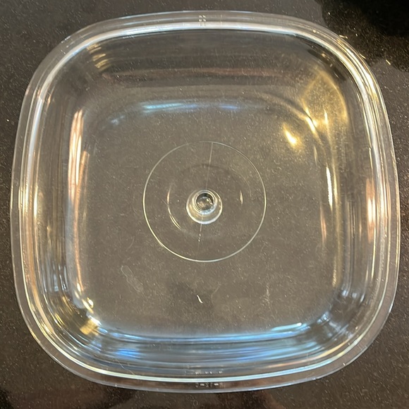 "Floral Bouquet" - 2.5L / 2.5 QT Square Casserole with Dome Lid by CORNING - Picture 8 of 9